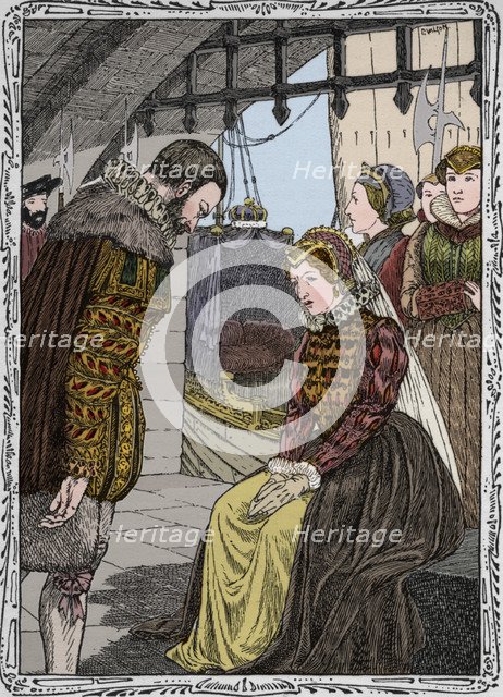 Elizabeth at Traitor's Gate, 1902. Artist: Patten Wilson.