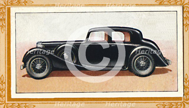 'SS Jaguar 2 1/2-Litre Saloon', c1936. Artist: Unknown.
