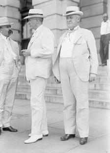 Reed, James A., Senator from Missouri, 1911-. Center, with Thomas J. Walsh, 1913. Creator: Harris & Ewing.