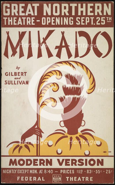 Mikado, Chicago, 1938. Creator: Unknown.