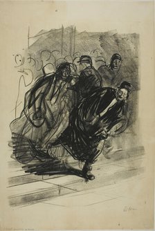 The Lawyer Pursued, 1915. Creator: Jean Louis Forain.