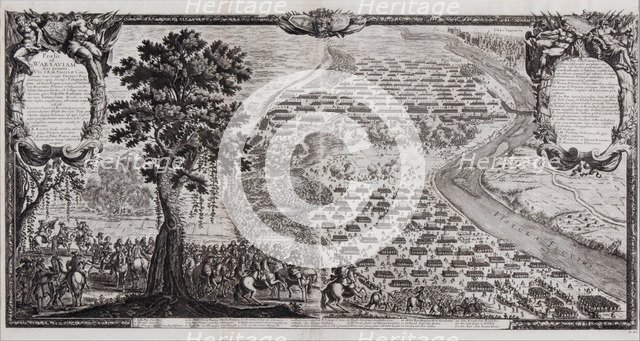 The Battle of Warsaw on July 1656. Artist: Dahlberg, Erik (1625-1703)