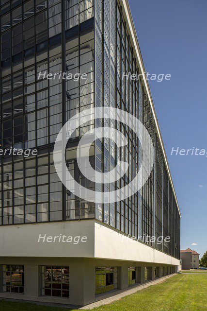 The Bauhaus building, Dessau, Germany, 2018.  Artist: Alan John Ainsworth.