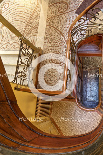 The Hotel Tassel, 6, Rue Paul-Emile Jansonstraat, Brussels, Belgium, 2015. Artist: Alan John Ainsworth.