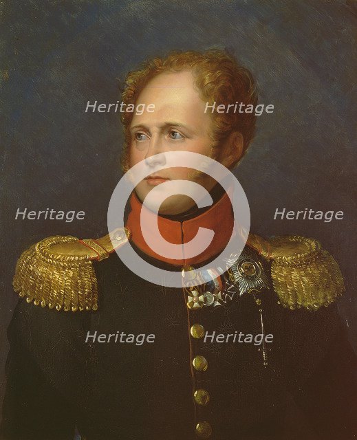 Portrait of Emperor Alexander I (1777-1825), ca 1814. Artist: Gérard, François Pascal Simon (1770-1837)
