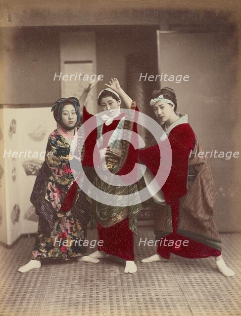 Dancing Party, 1870s-1890s. Creator: Kusakabe Kimbei.