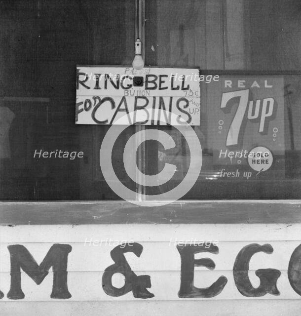 Between Tulare and Fresno on U.S. 99, 1939. Creator: Dorothea Lange.