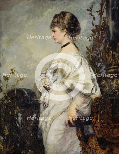 Magdalena Plach, 1870. Creator: Hans Makart.