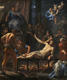 The Martyrdom of Saint Lawrence, c. 1660. Creator: Jean-Baptiste de Champaigne.