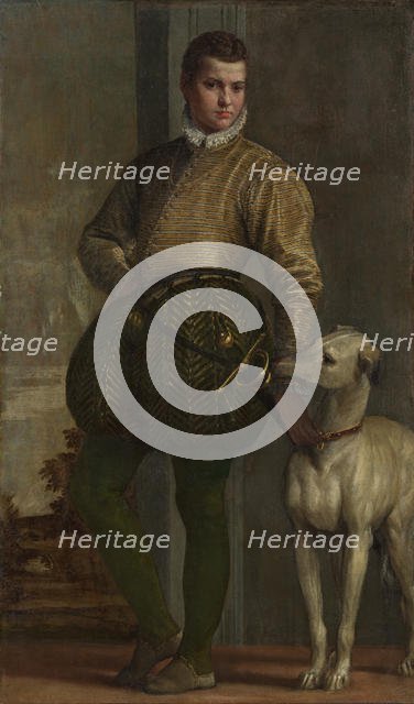 Boy with a Greyhound, possibly 1570s. Creator: Paolo Veronese.