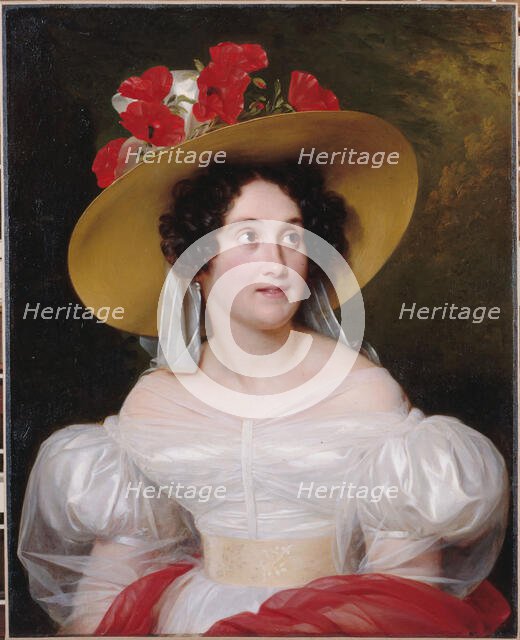 Portrait of Madame Arachequesne, 1831. Creator: Louis Hersent.