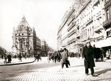 Street scene, Brussels, 1898.Artist: James Batkin