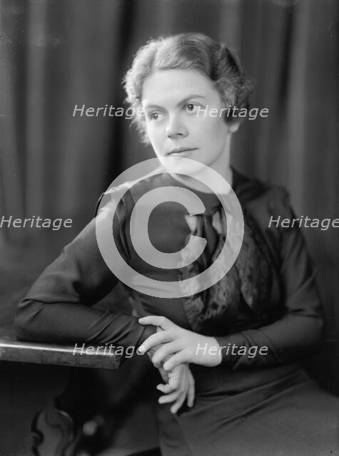 Dalrymple, Martha - Portrait, 1933. Creator: Harris & Ewing.