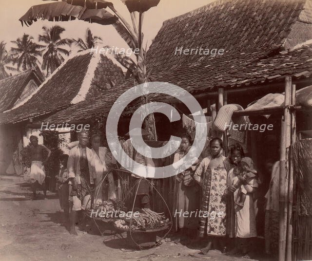 Scene in Batavia, 1860s-70s. Creator: Unknown.