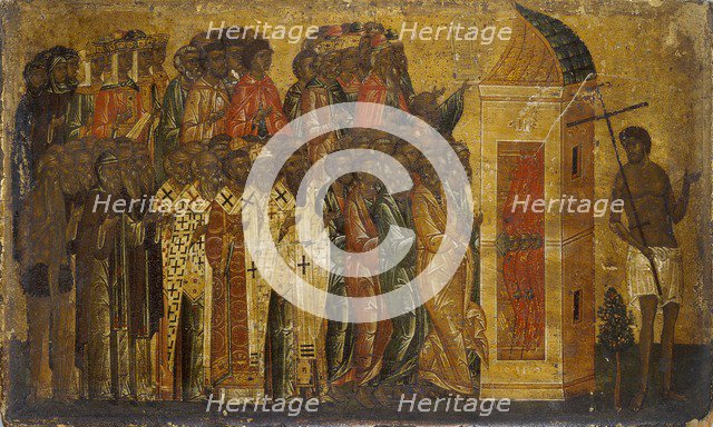 Icon of The Just entering Paradise, early 16th century. Artist: Unknown.