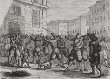 First Carlist War: Manacor, (Majorca Island), "Sa Llorençada" or "Es Rebumbori" (9 Aug 1835). Creator: Villegas.