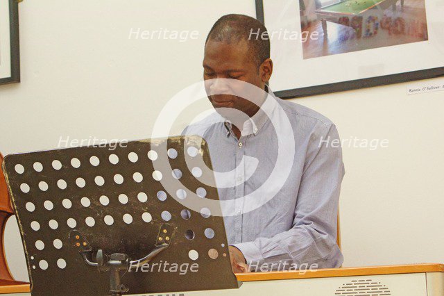 Basil Hodge, Clock Tower Café, Croydon, London, 2015. Artist: Brian O'Connor.
