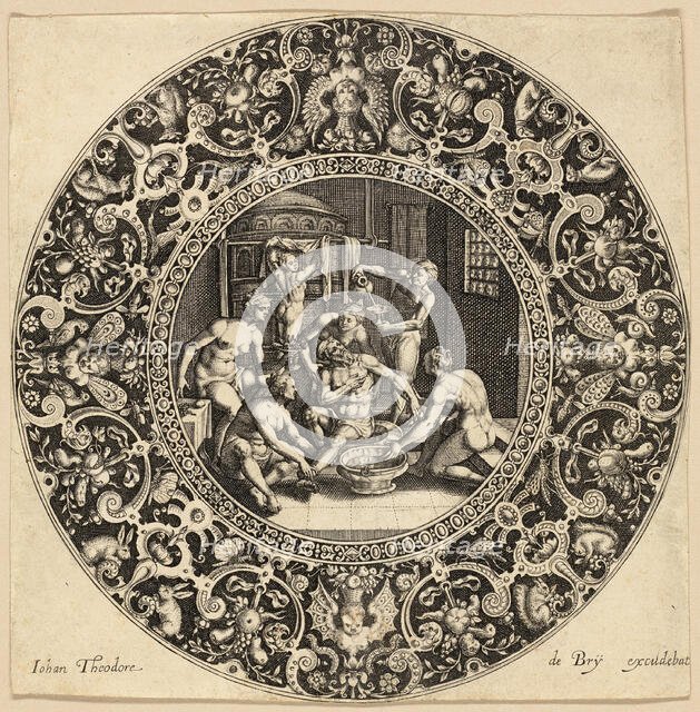 Bath of Sardanapalus, n.d. Creator: Johann Theodor de Bry.