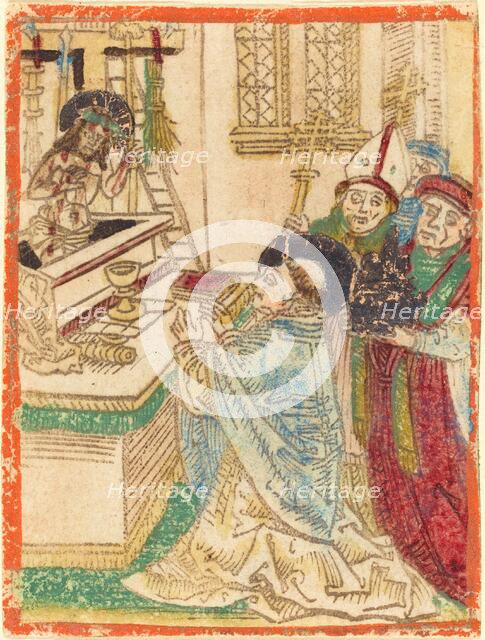 The Mass of Saint Gregory, 1480/1490. Creator: Unknown.