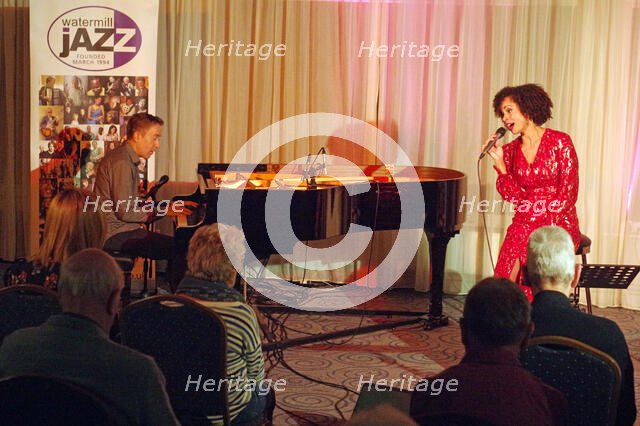 Gillian Margot – Geoff Keezer Duo, Watermill Jazz Club, Dorking, Surrey, 2 Sept 2025 Creator: Brian O'Connor.