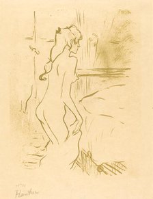 Study of a Woman (Etude de femme), 1893. Creator: Henri de Toulouse-Lautrec.