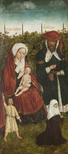The Family of Saint Anne (Triptych, left panel), ca 1500-1510. Creator: Master of the Family of Saint Anne (active ca 1500-1510).