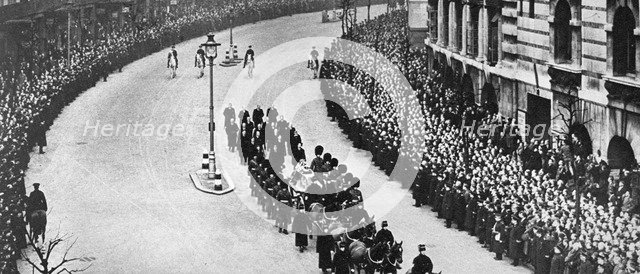 King George V's funeral procession, London, January 1936. Artist: Unknown