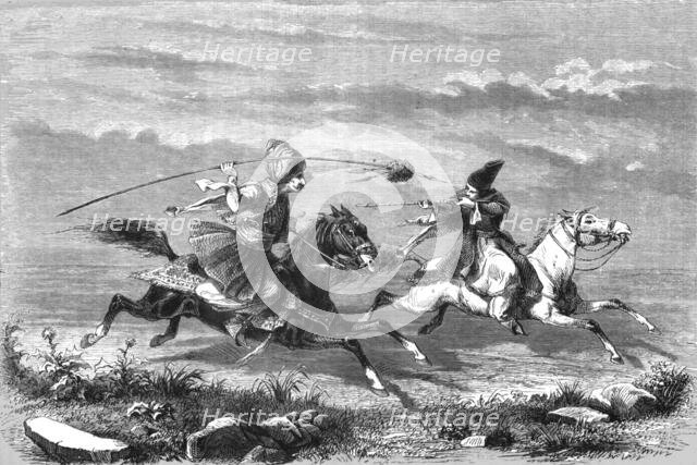 'Kurdish Bandits; A Ramble in Persia', 1875. Creator: Armin Vambery.