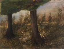 Trees beside a Stream, late 19th-early 20th century. Creator: Eliphalet Frazer Andrews.