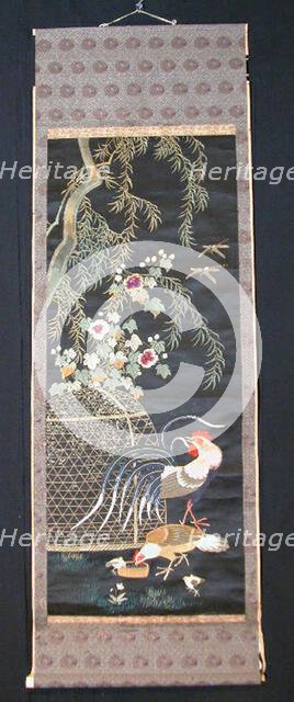 Scroll, Japan, Meiji period (1868-1912), c. 1880. Creator: Unknown.