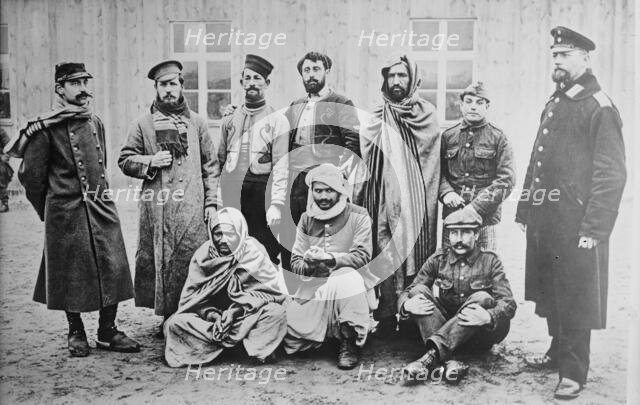 Prisoners, Zossen, Germ. [i.e., Germany], between 1914 and c1915. Creator: Bain News Service.