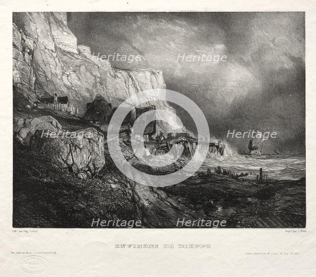 Six Marines: Environs de Dieppe, 1833. Creator: Eugène Isabey (French, 1803-1886).