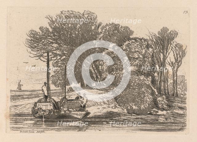 Liber Studiorum: Plate 19, Postwick Grove, Norfolk, 1838. Creator: John Sell Cotman (British, 1782-1842).