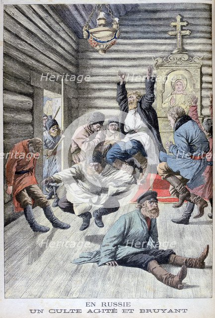 Worship in Russia, 1903. Artist: Unknown