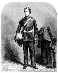 His Royal Highness the Prince of Wales, in his Uniform as Colonel in the Army, 1858. Creator: Unknown.