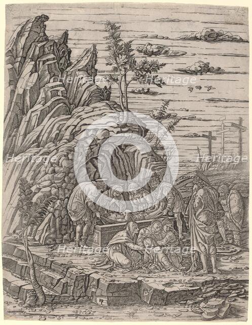 The Entombment with Three Birds, c.1500/1504. Creator: Giovanni Antonio da Brescia.