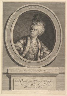 Portrait of Henri-Louis Le Kain, 1788. Creator: Augustin de Saint-Aubin.