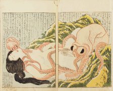 The Dream of the Fisherman's Wife. Artist: Hokusai, Katsushika (1760-1849)