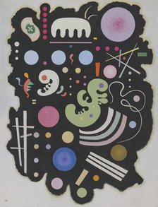 Noir bigarré, 1935. Creator: Kandinsky, Wassily Vasilyevich (1866-1944).