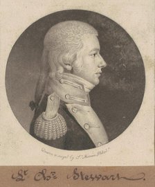 Charles Stewart, 1802. Creator: Charles Balthazar Julien Févret de Saint-Mémin.