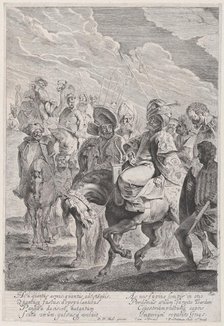A Turkish Prince on Horseback, ca. 1620-25. Creator: Pieter Soutman.