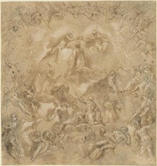 The Coronation of the Virgin, 1585/1594. Creator: Jacopo Palma.