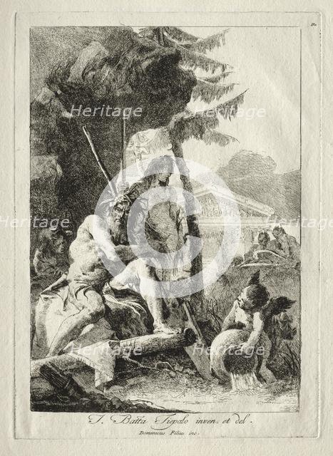 Figures Fluviales. Creator: Giovanni Domenico Tiepolo (Italian, 1727-1804).