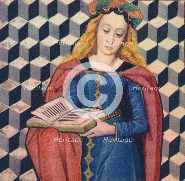 'Gualdrade - Pucelle Florentine', 1403, (1939). Artist: Master of Berry's Cleres Femmes.