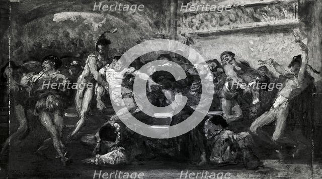 The Carousal (Scene from Faust?), c. 1860/70. Creator: Unknown.