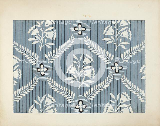 Wallpaper, 1935/1942. Creator: Mina Lowry.
