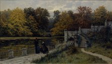 The Lazienki Park, 1886. Artist: Kryzhitsky, Konstantin Yakovlevich (1858-1911)