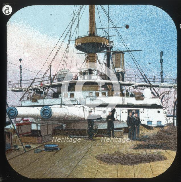 'After Barbette -- H.M.S. Revenger', c1900. Creator: Unknown.