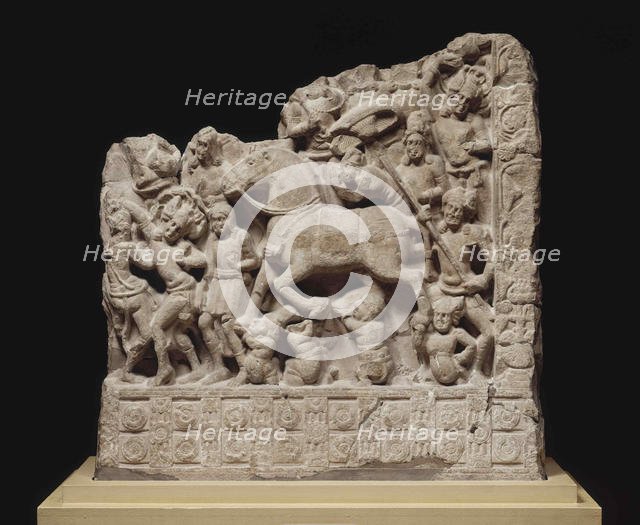 The Great Departure of Siddhartha Gautama, 2nd cen. AD. Creator: Indian Art.