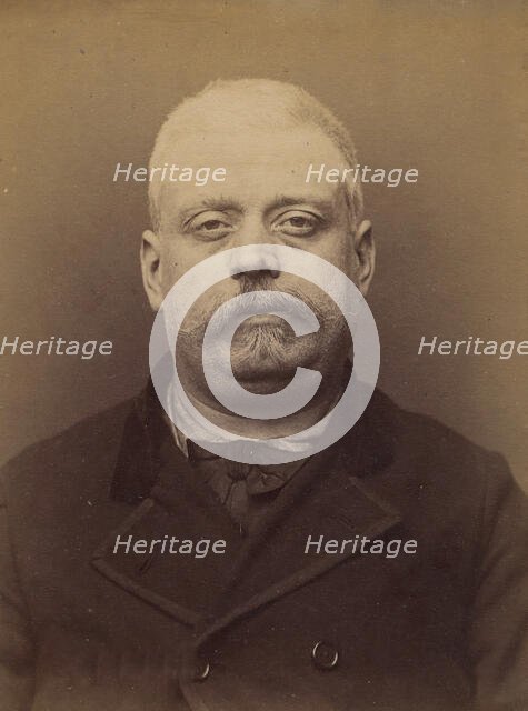 Aumaréchal. Auguste. 44 ans, né à Chateaumeillant (Cher). ébéniste. Association de malfait..., 1894. Creator: Alphonse Bertillon.